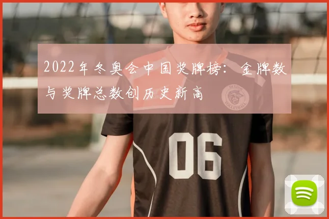 2022年冬奥会中国奖牌榜：金牌数与奖牌总数创历史新高